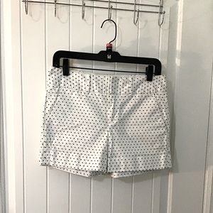 Club Monaco- Polka Dot Cuffed Shorts